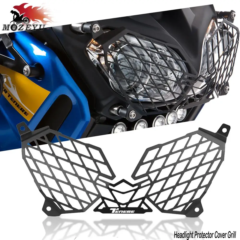 Motorcycle SuperTenere1200 XTZ 1200 Headlight Grille Guard Protector Cover For Yamaha Super Tenere XT1200Z XTZ1200 2010-2021