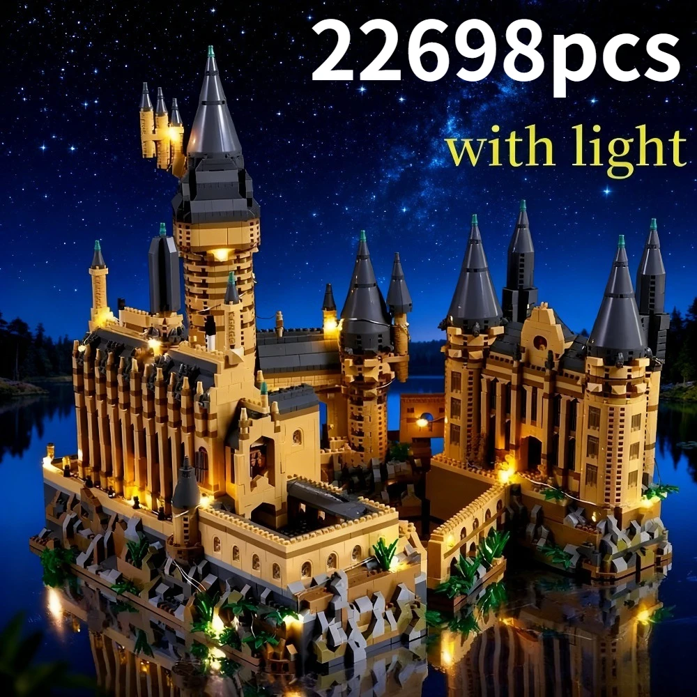 Micro Mattoni Città Creativa Medievale Castello Magico Serie Building Blocks per Bambini Giocattolo di Montaggio Educativo Regalo