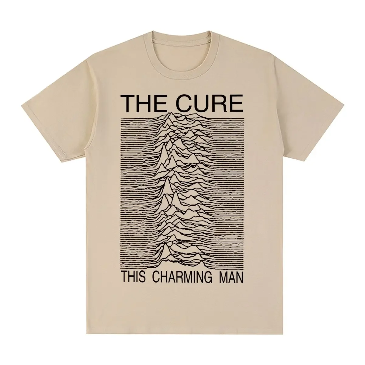 

The Curree Joy Division Vintage T-shirt Punk Post Unknown Pleasure Cotton Men T shirt New Tee Tshirt Womens Tops