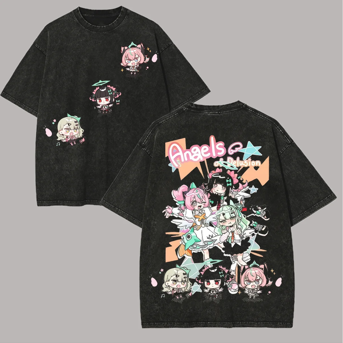Zenless Zone Zero hot product New Model Washed T-shirt personality Clothes Retro Fashion Streetwear Trendy Couples Classic soft