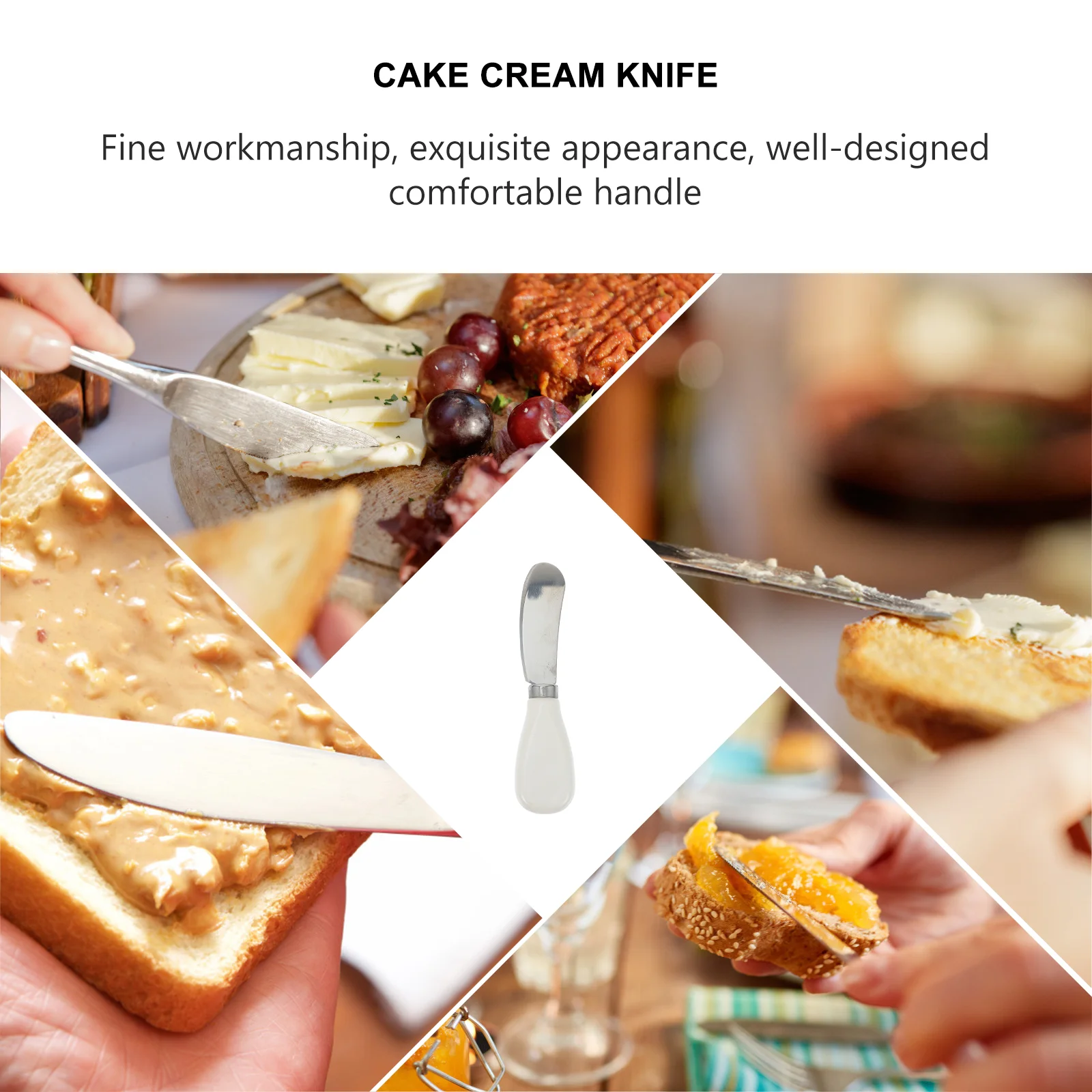 

4pcs Stainless Steel Butter Cheese Spreader Cream Spatula Baking Tool for Dessert Home Kitchen Use Easy Clean Gift