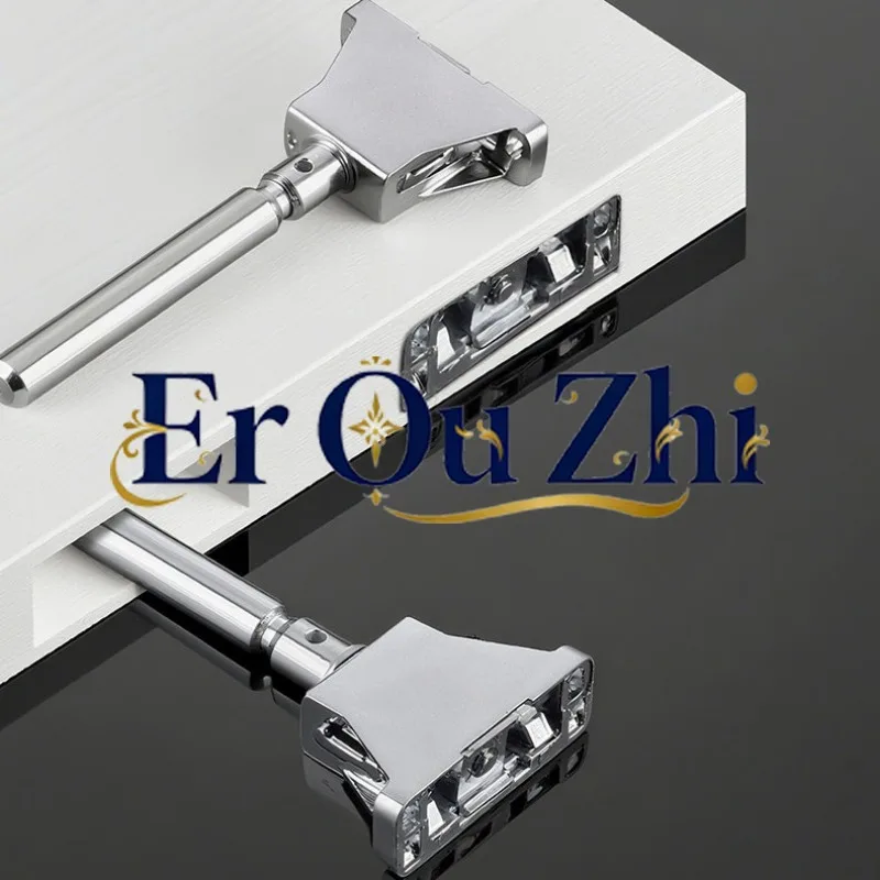 Heavy Duty Zinc Alloy Adjustable Plate Support Hidden Laminate Nails Suspended Dining Table Countertop Support Frame