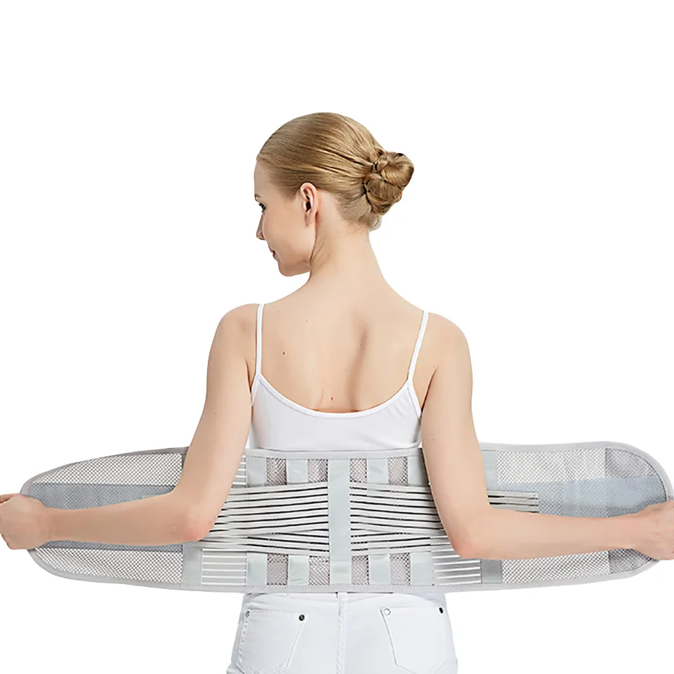 Lumbar Support Waist Belt Medical Back Brace Health Therapy Breathable Back Spine Support Corset for Disc Herniation Pain Relief