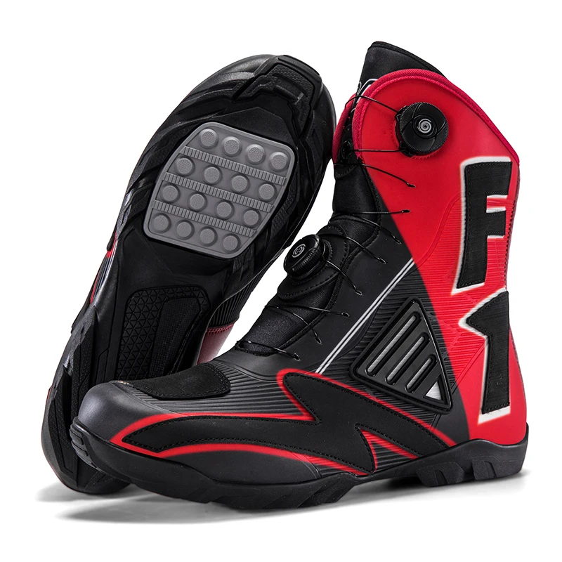 Motorcycle Boots Men Classic Brand Comfortable Anti Slip Mountain Climbing Footwear Wearable Outdoor Hiking Shoe High Top Boots