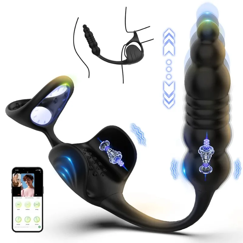 جديد الشرج هزاز جهاز تدليك للبروستاتا مع خاتم الديك بوتيسد محفز مع 9 سرعات تهتز طرق الكبار الجنس لعب للرجال مثلي الجنس #6