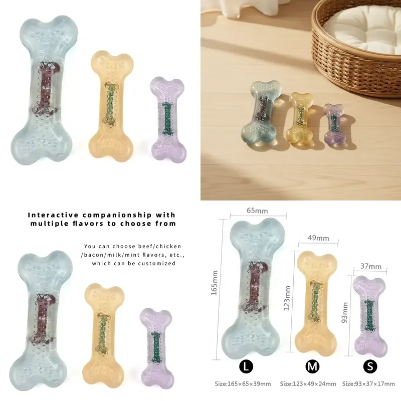 Wholesale Eco Friendly Durable TPR Multi Color Dog Chew Toy for Play and Chewing Suitable for Daily Use