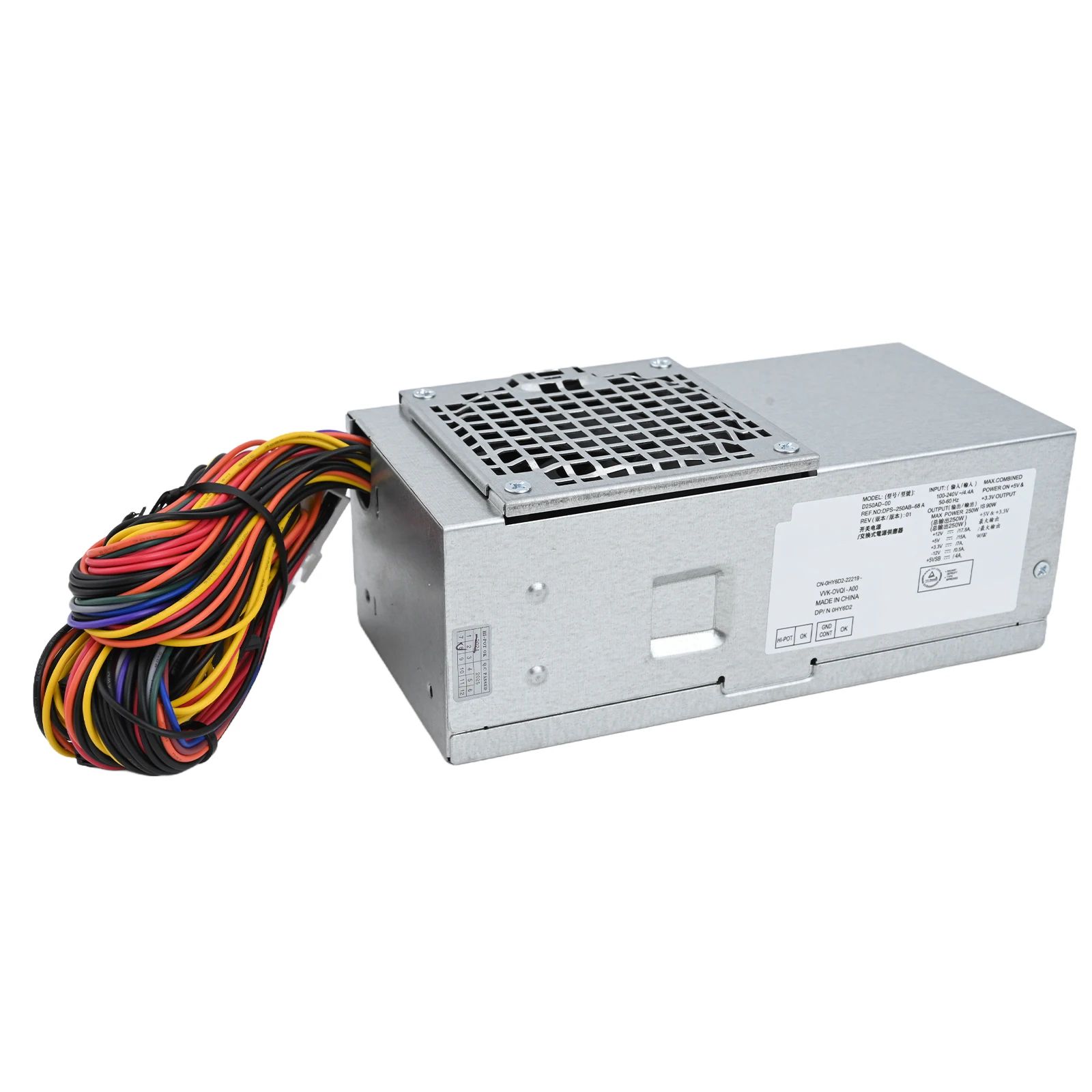 Optiplex 990 790 390 3010 울트라 씬 데스크탑용 250W OEM 파워 서플라이 D250AD00 (종합 커넥터 옵션 포함)