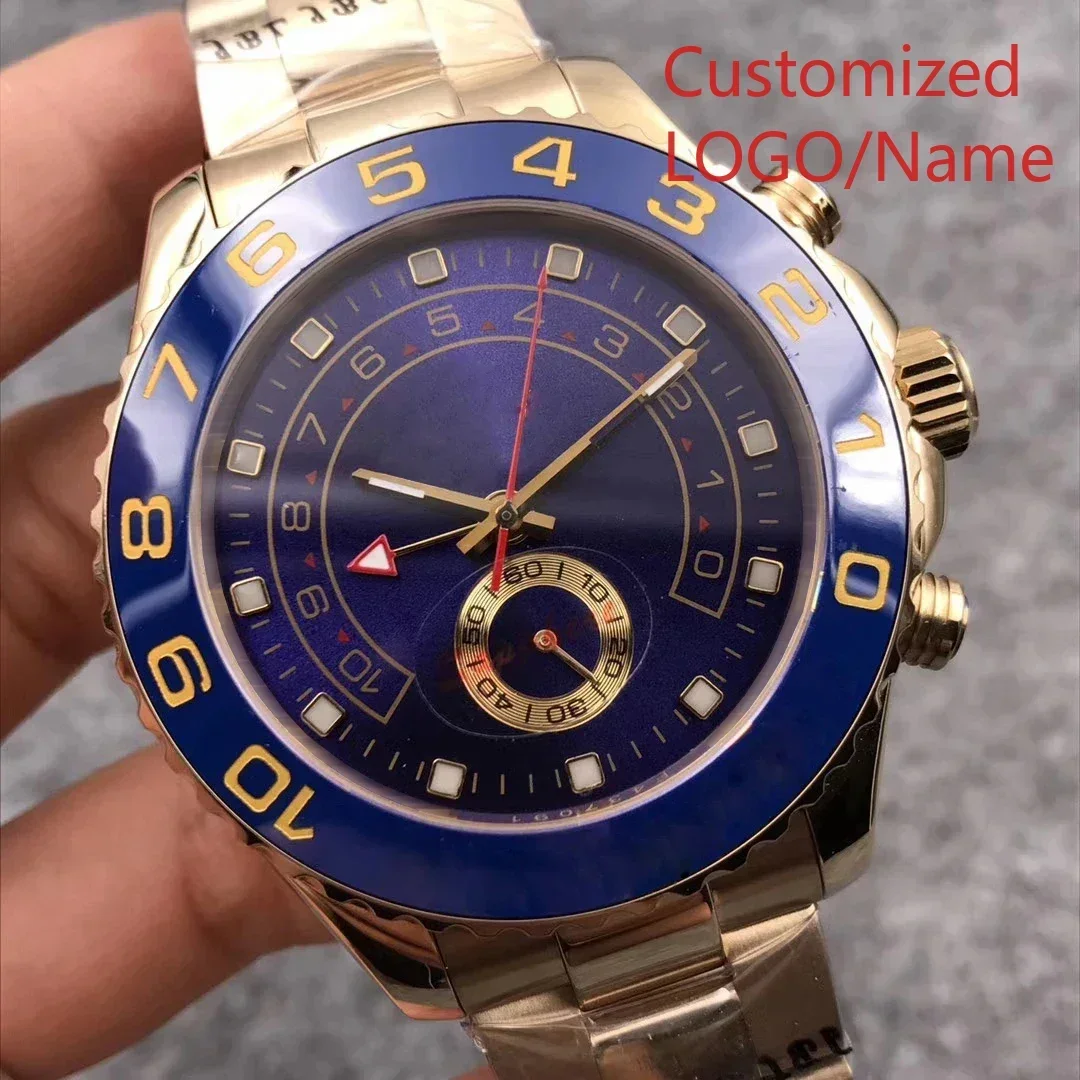 A88 Store 44mm Men's Luxury Wristwatch Master Automatic Mechanical Movement Sapphire Male Brand Clock Watches Customized view 6