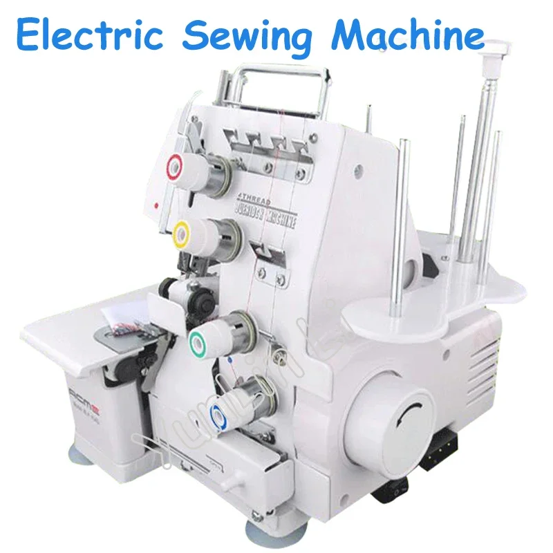 Electric overlock Sewing Machine MultiFunctional Overedge Machine Desktop Three-Track Four-Track Overcast Machine