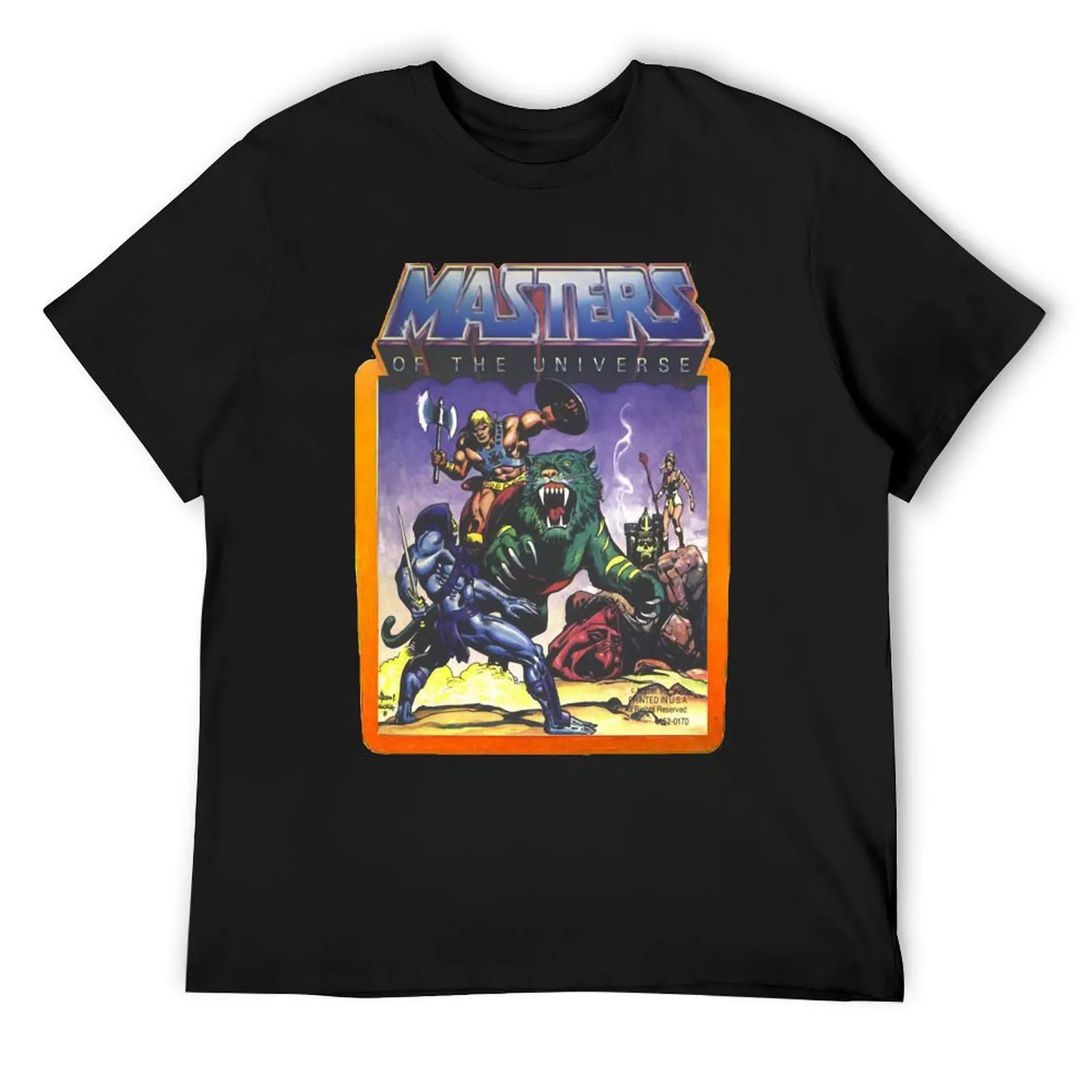 

He-Man Masters of the Universe Battle Scene with Skeletor Classic T-Shirt Blouse men workout shirt