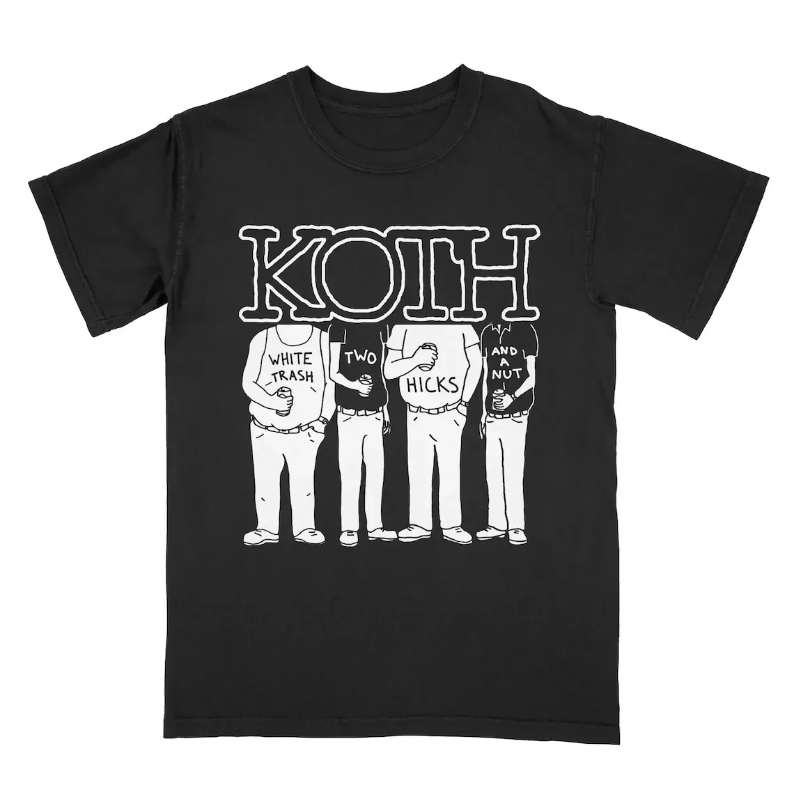 Koth White Trash Two Hicks And A Nut : Nofx Tee Shirt Combine Fun Printed Men's And Women's Short Sleeve T-Shirts Tees