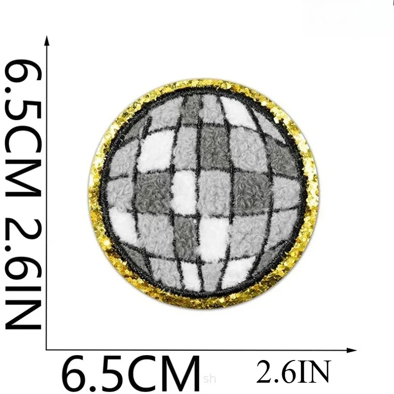 Patch Sticker Clothes Decoration Cartoon Music Note Glasses Embroidery Cloth Sticker Music