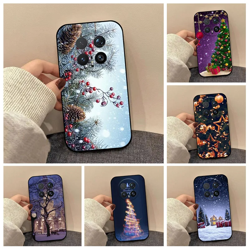 Christmas Painted Case For Honor Magic 8 7 Pro Magic8 X50 90 GT Lite Pro X50i 90Smart Soft Silicone TPU Protect Back Cover Shell