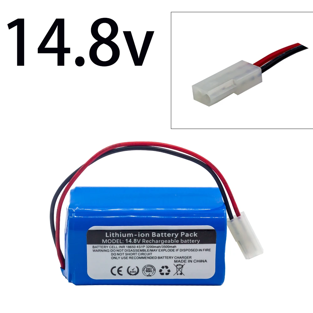 18650 14.8V 2600Ah/3500Ah cleaning vacuum cleaner battery, for Rowenta Tefal Explorer series 20 40 60 robot RS-RT900866 RR6875WH