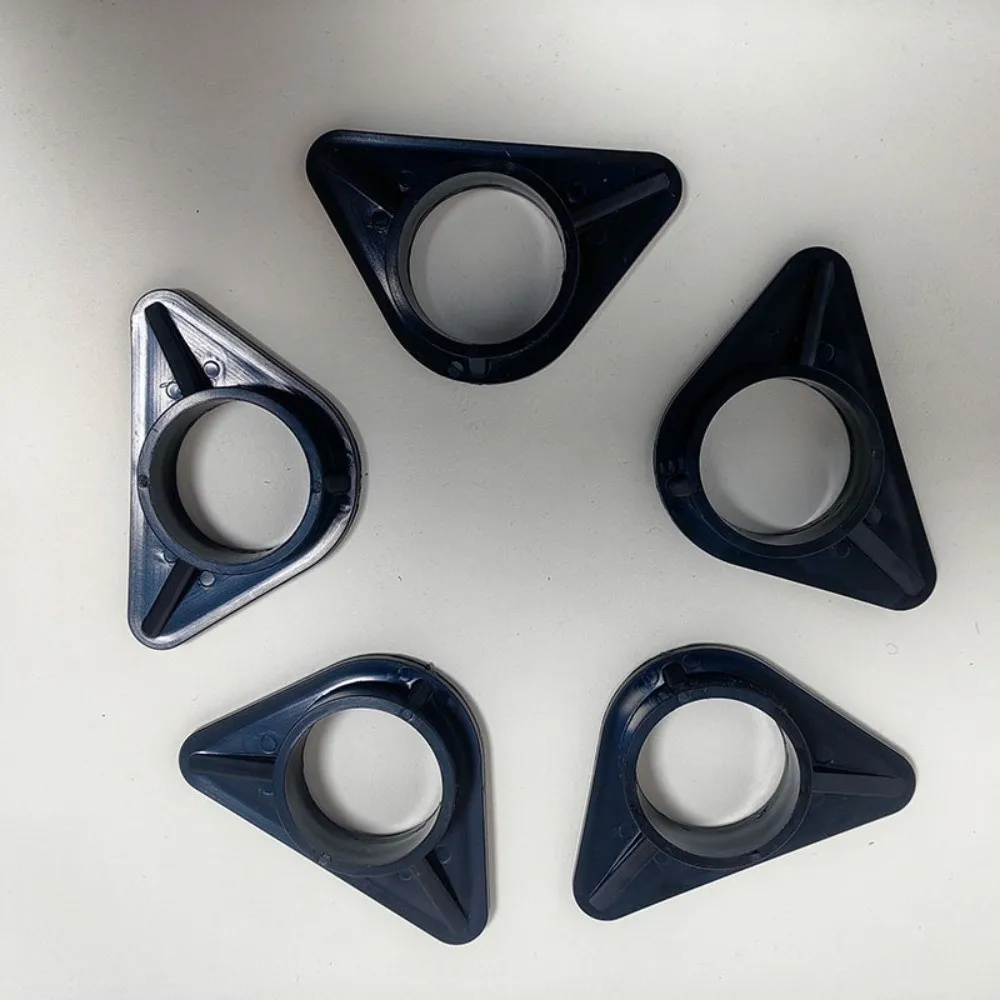 1pcs Triangular Shape Faucet Stabilizer Plates Round Hole Plastic Reinforcement Bracket Anti-Slip Faucet Brace for Kitchen Tap