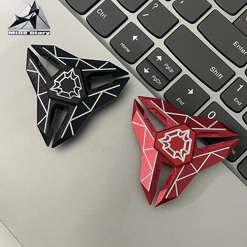 

MD Роман из алюминиевого сплава, гироскоп на кончиках пальцев, СДВГ, снятие стресса, металлическая игрушка для взрослых, снятие стресса, EDC, офисная игрушка для релаксации