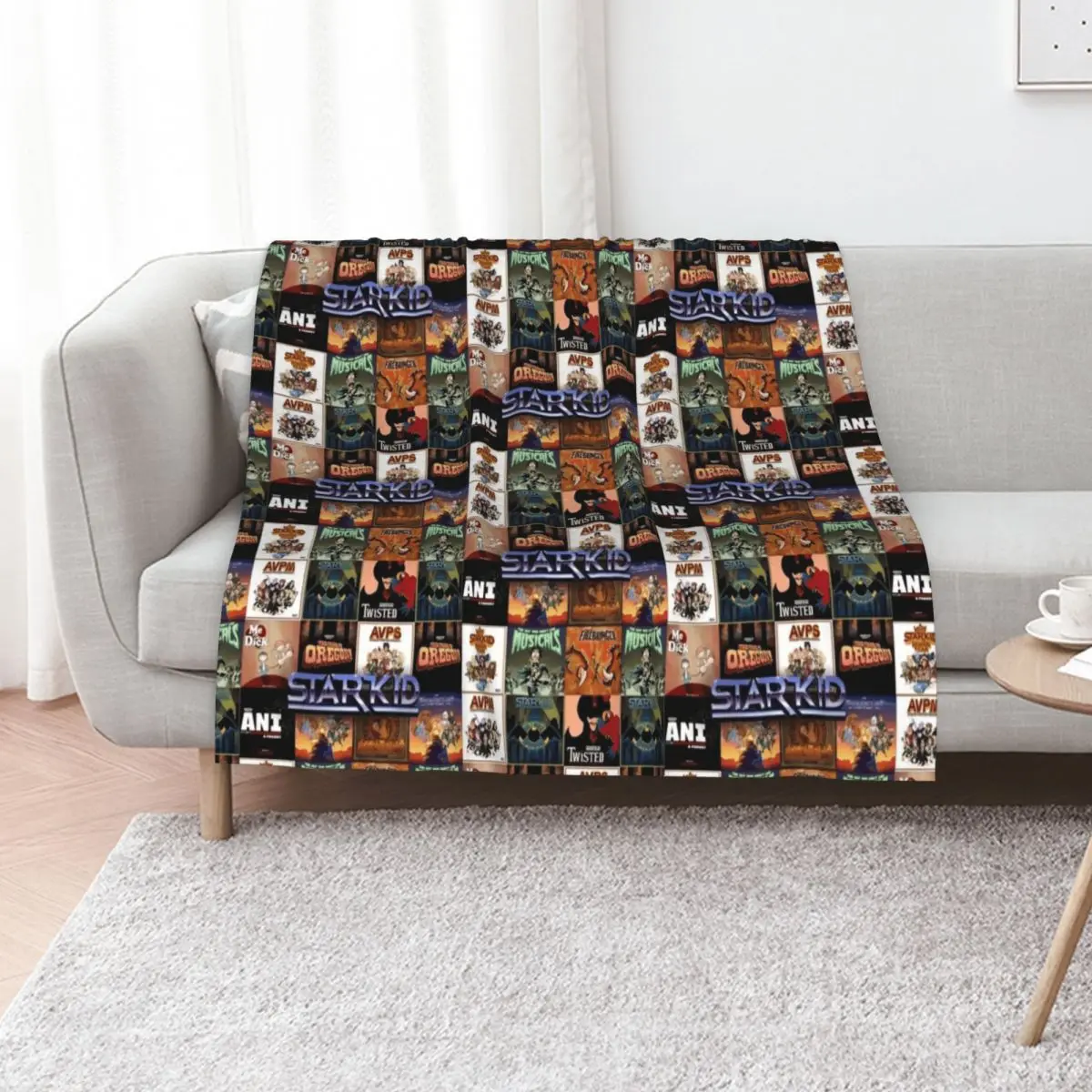 Starkid Musicals Throw Blanket Bed Vintage Fashion Sofas bed plaid for sofa Multi-Purpose Blankets