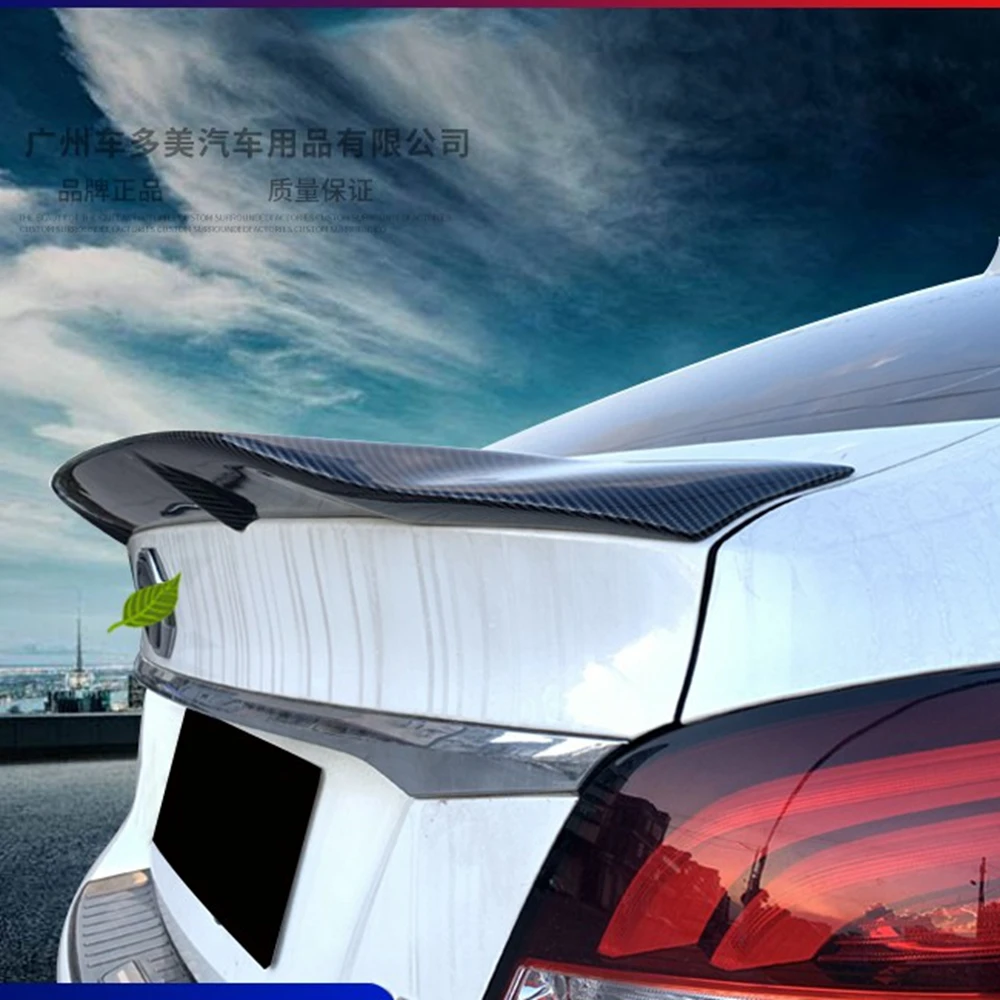 For Morris Garages MG6 high quality Carbon Fiber rear boot Wing Spoiler Rear Roof Spoiler Wing Trunk Lip Boot Cover