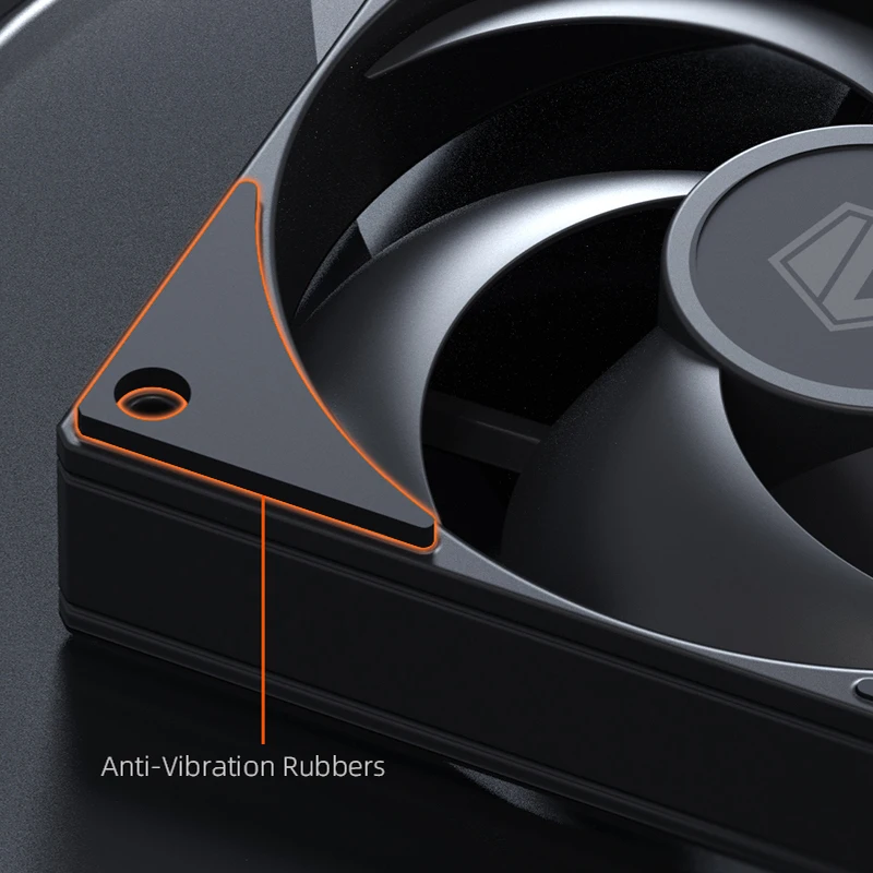 ID-COOLING AS-140-K 140mm High Performance Computer Cooling Fans,Fan Speeds：300-1800 RPM,Hydraulic Bearing Quiet Long lifespan image 5