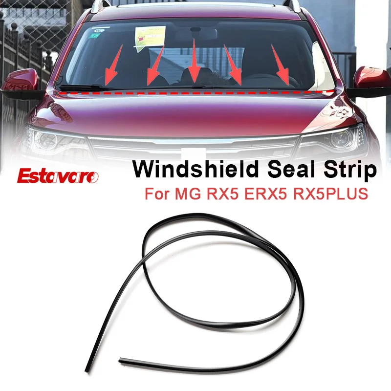 For MG RX5 RX5PLUS GS Front Windshield Molding Seal Waterproof Rubber Rainwater Cover Weatherstrip Seal Strip Car Accessories