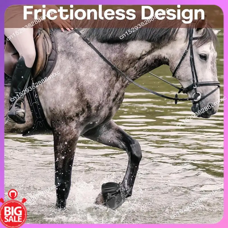 

Big Deal 2 шт. резиновые сапоги-колокольчики Overreach Horse Boots For Horses Quick Wrap Hook & Loop For Shield Turnout Against Hoof Impact T