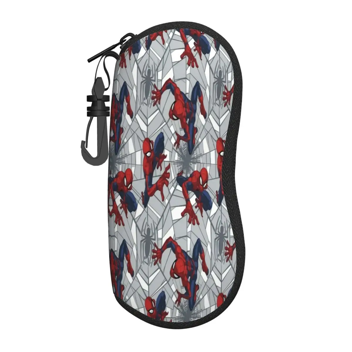 

Custom Spider Man Cartoon Superhero Shell Eyeglasses Protector Cases Cool Sunglass Case Glasses Bag