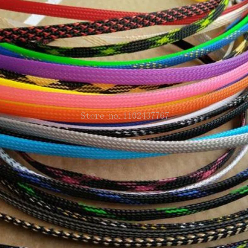 Expandable PET Braid Sleeving Insulated High Density Cable Protection Sleeve 3/4/6/8/10/12/14/16/20/25/30mm