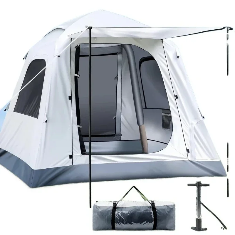 

Durable Heavy-Duty Outdoor Inflatable Tent for Outdoor Living Waterproof Portable Shelter for Camping Parties