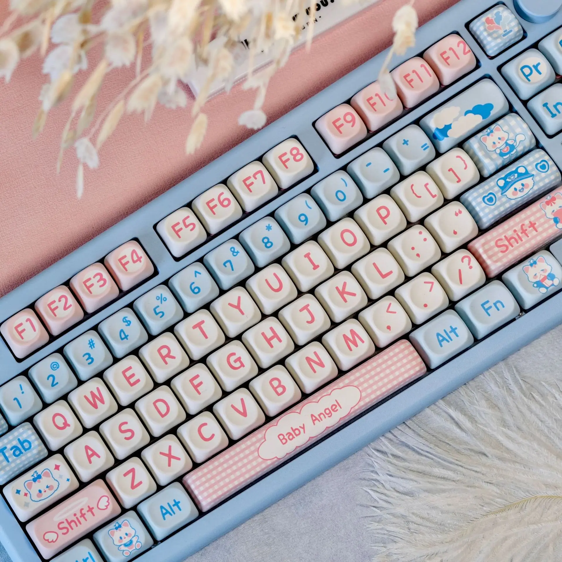 

Механическая клавиатура Class MOA с PBT-кейкапами, термосублимацией, универсальный полный набор кейкапов, совместимость с магнитными переключателями