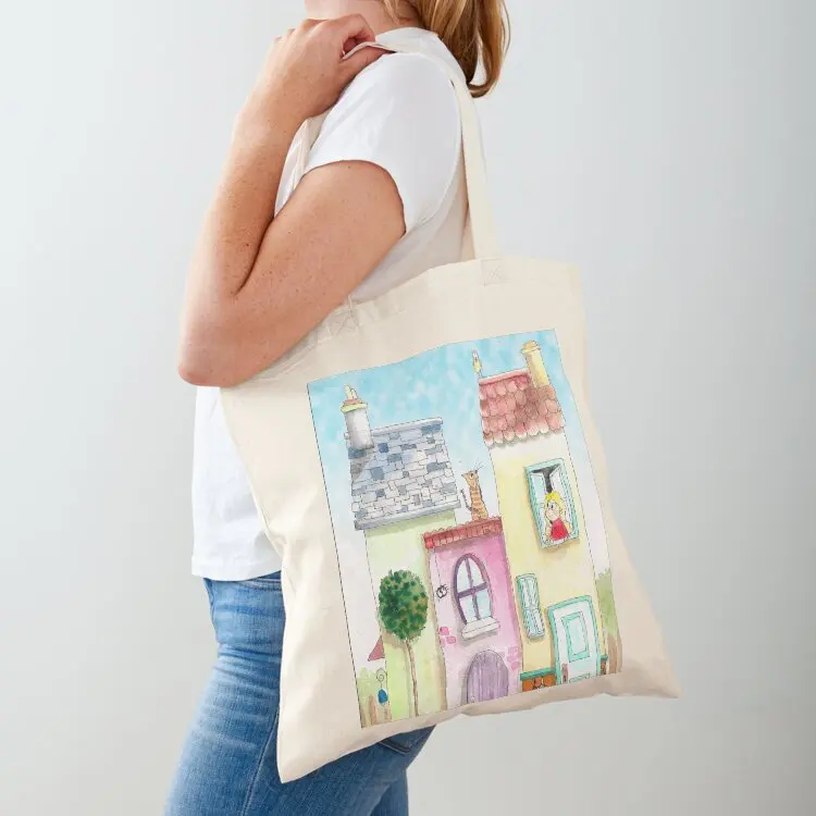 

little houses Tote Bag Women's bags woman shopping bag personalized tote shopper bags