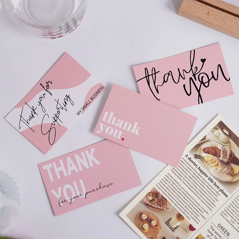 Newest Thank You Card Thank You for Your Order Card Praise Labels for Small Businesses Decor for Small Shop Gift Packet 30 Pcs