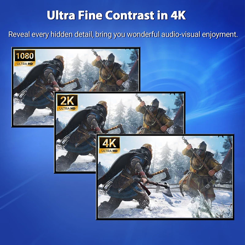 GRWIBEOU 4K HDMI-compatible 2.0 Switcher Ultra High Speed Two-way Switching 4K @60Hz Splitter Adapter for Ps4/3 Xiaomi TV