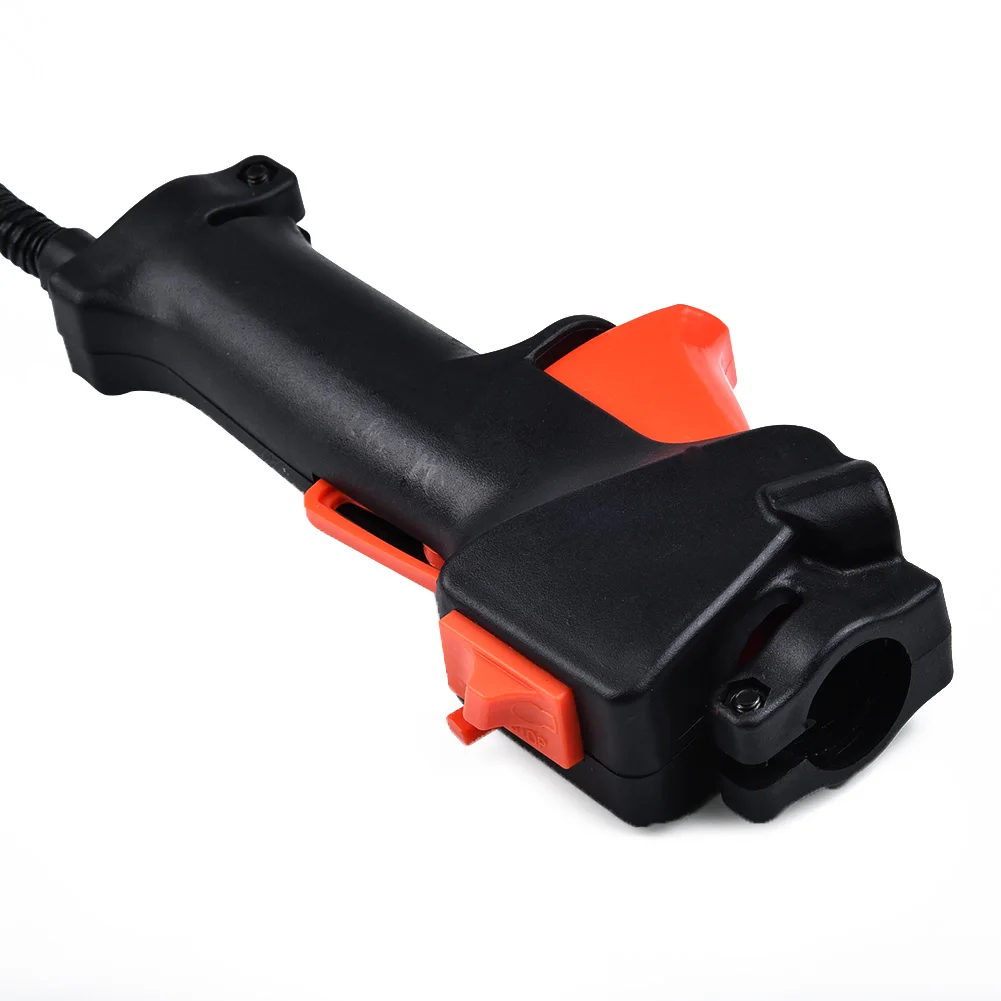 Throttle Control Switch Handlebar with Trigger Cable for Brush Cutter 139 140 Compatible with 26mm Tube Trimmers