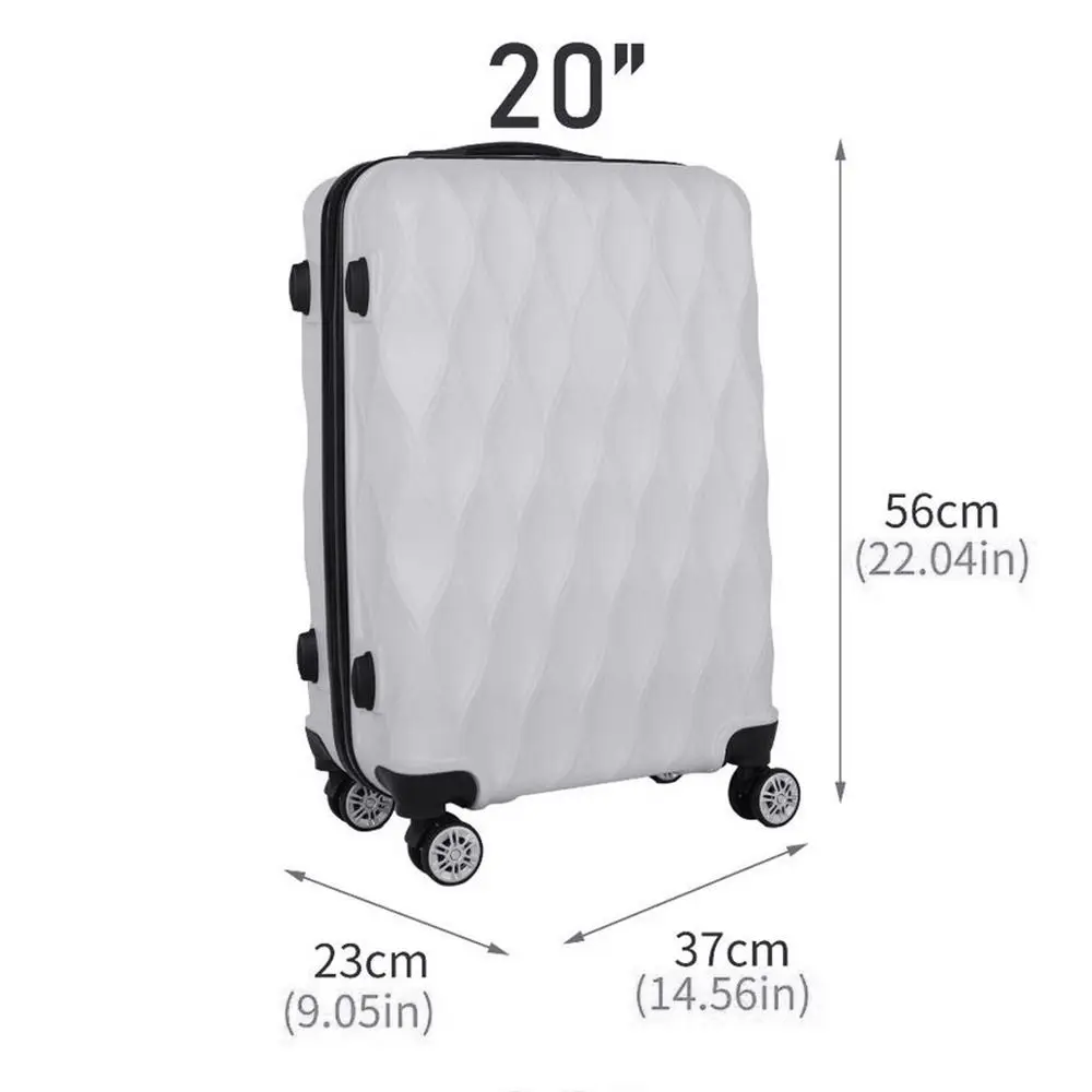 ABS Universal Wheel Pull Rod Box 8 Colors Travel Suitcase 20Inch Silent Password Suitcase with Wheels Carry-on Trolley Case