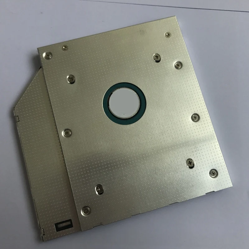 Laptop 1 pz con azionamento ottico integrato Ssd meccanico da 2.5 pollici staffa di trasmissione a stato solido lega di alluminio nero (9.5Mm)