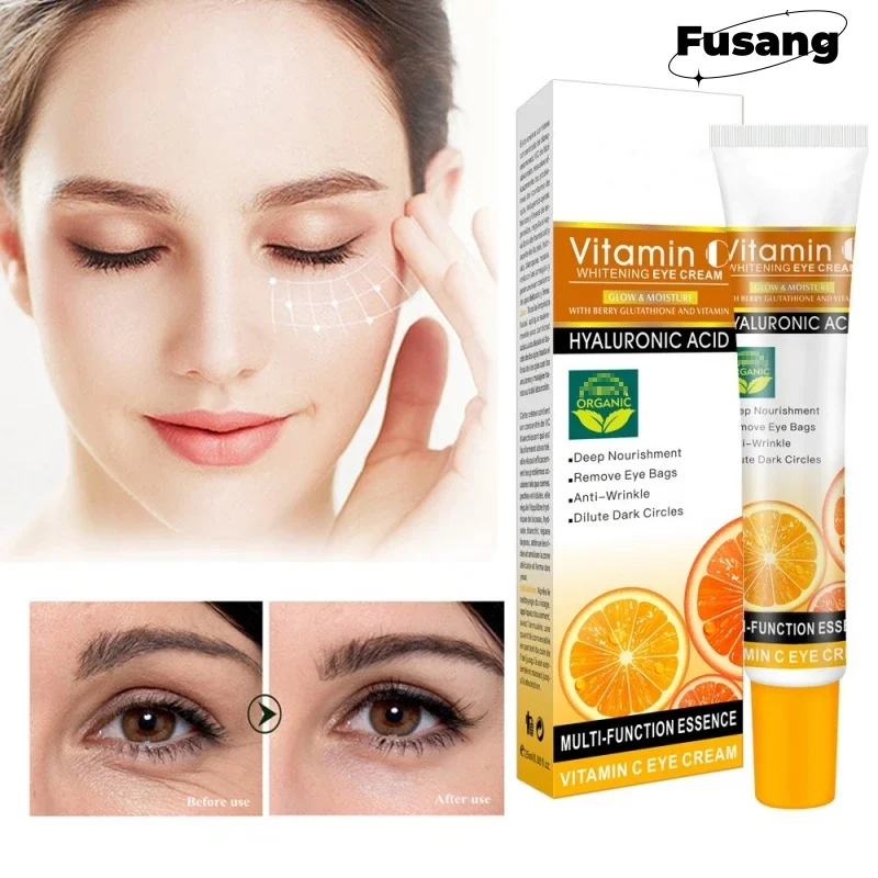 

Vitamin C Serum Remove Eye Bags Anti Dark Circles Lighten Eye Fine Lines Anti-Puffiness Moisturizing Lifting Brightening Cream