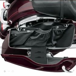 1Set Saddlebags Organizer Saddle Bag Wall Tool Storage Case Hard Bags Waterproof For Harley Street Glide Road King 2014 - 2019