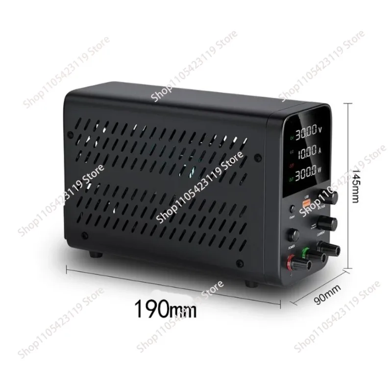 ADJUSTABLE POWER SUPPLY, DC POWER SOURCE, 60V 5A, REPAIR,  DESIGN, SCHOOL, ELECTROPLATE, CHARGING, WPS605H