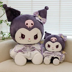 Kuromi Plush Big Size Toys Cartoon Anime Stuffed Dolls Soft Sofa Cushion Kawaii Room Decor Kids Exquisite Xmas Birthday Gifts