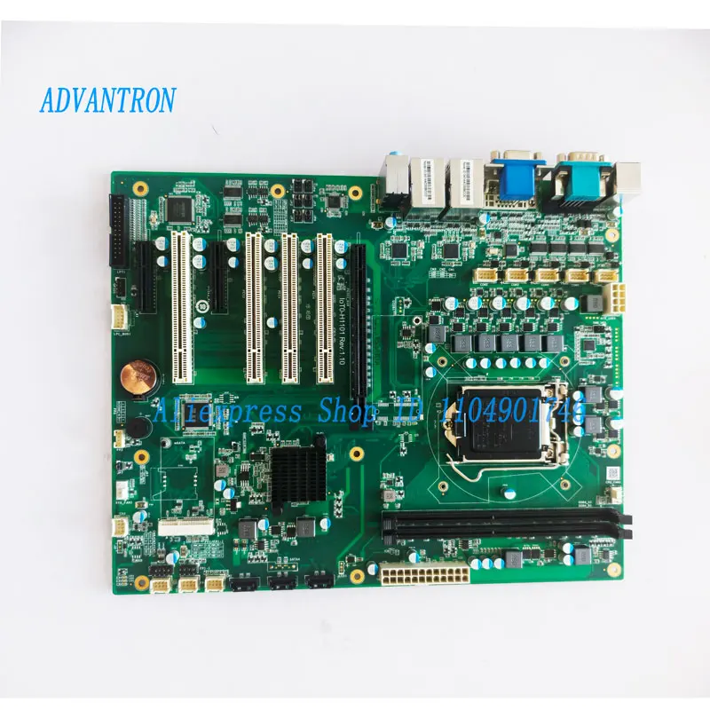 

Applicable: IOT0-H1101 REV:1.10 Industrial Control Motherboard. Supports PCIE, PCI, COM, and USB interfaces. In stock.