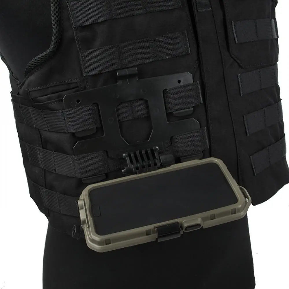 NEW TMC S7 Mobile Phone Shell Model Mounting Bracket For Tactical Vest Shape Black/khaki