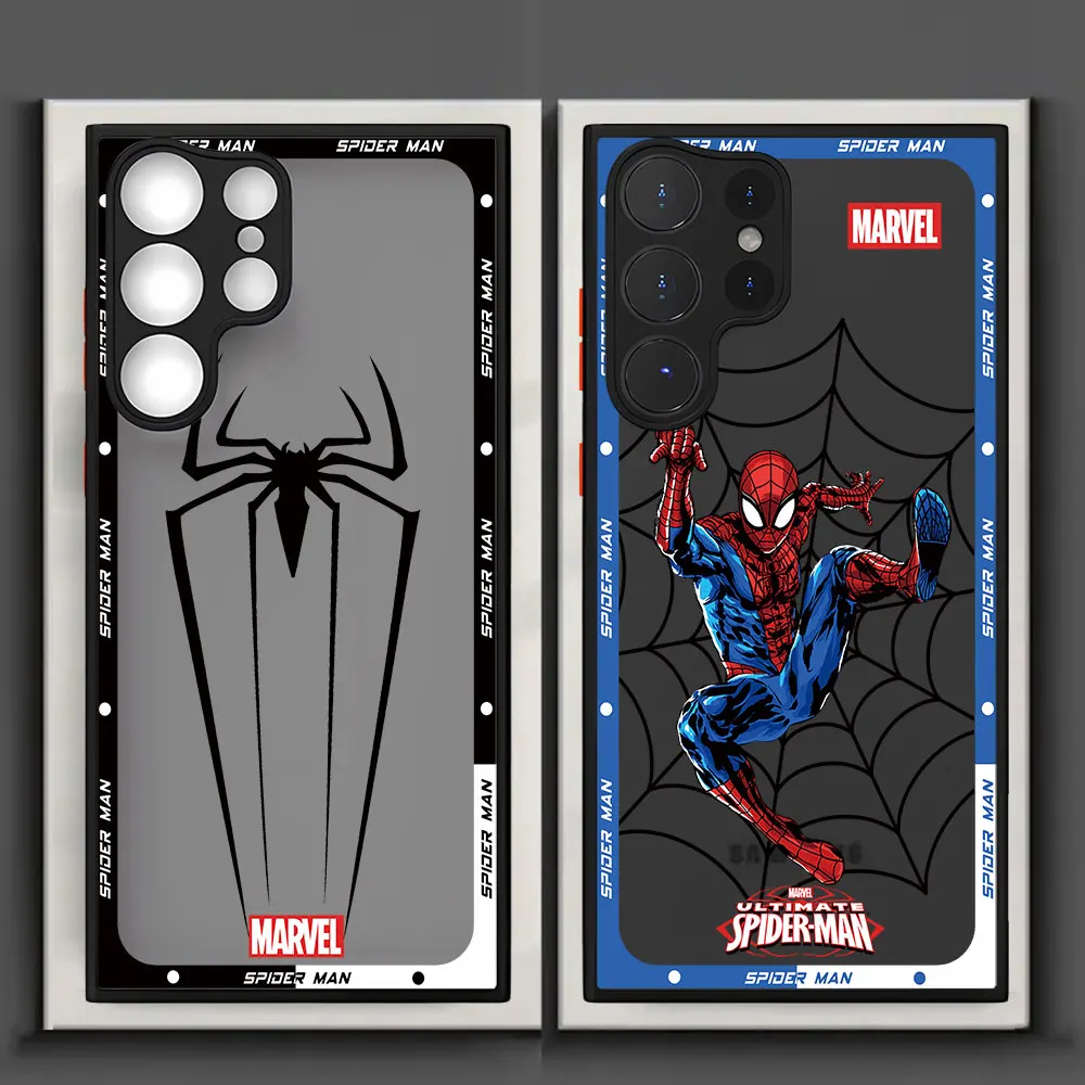 phone case For Samsung Galaxy S21 S23 S24 Ultra S20 FE S22 S10 Plus Protective Sleeve Cover fundas Marvel SpiderMan Spider Gwen