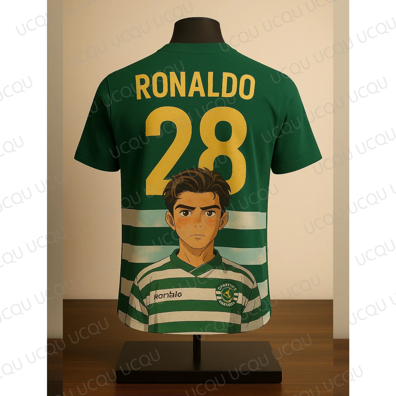 

Anime Cartoon Tee – Oversized Breathable Football Shirt, Special Portrait Design Soccer Fanwear Comfortable fashionable