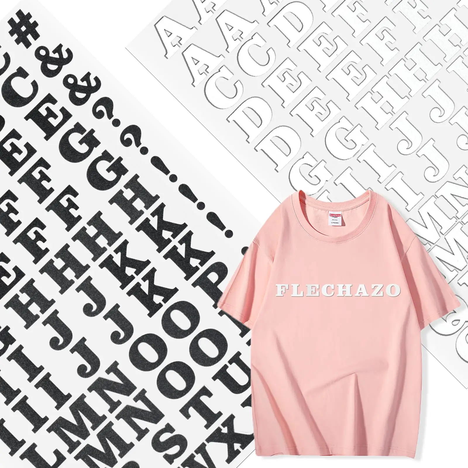 26 lettere Patch per abbigliamento decorazione vinile lettere inglesi trasferimento di calore adesivi alfabeto PU per t-shirt stampa artigianato fai