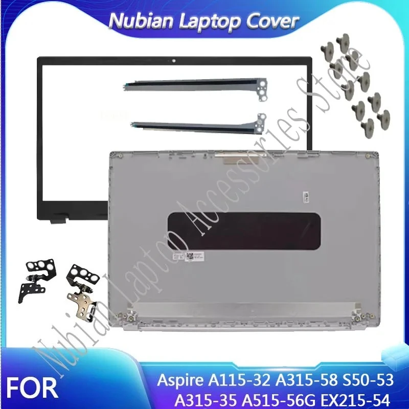 

New For Aspire A115-32 A315-58 A315-35 A515-56G EX215-54 S50-53 Laptop LCD Back Cover/Front Bezel/Hinges/Screen Bracket