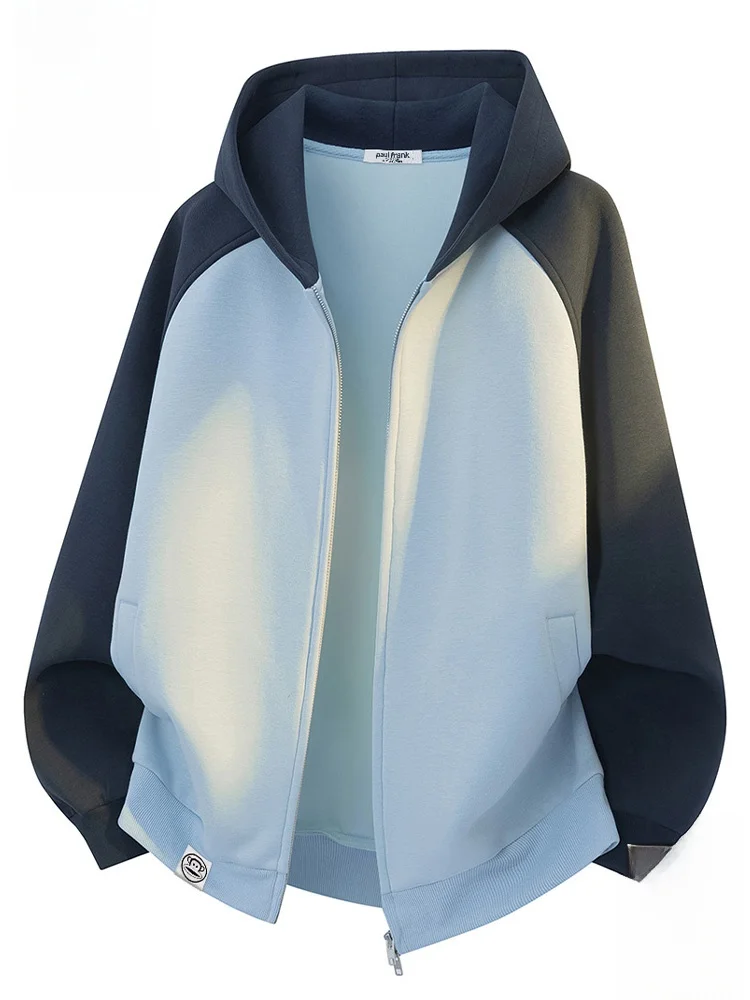 

PaulFrank Monkey Hooded Jaet Men's Loose Fit Autumn New Casual Sweatirt Comfortable Long Sve Polyester Blend Fabric