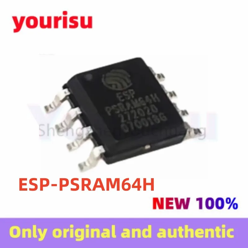 10 unids/lote nuevo original ESP-PSRAM64H ESP-PSRAM64 SOP-8 3,3 V 64MBit chip de memoria de acceso aleatorio pseudoestático