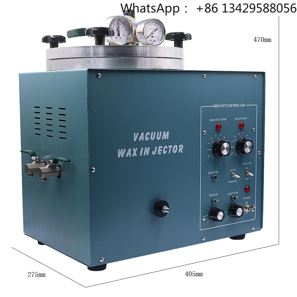 DX-510 Industrial Dual-Zone Wax Injector 0-100℃ Independent Control for Tank and Valve 510W Continuous Operation