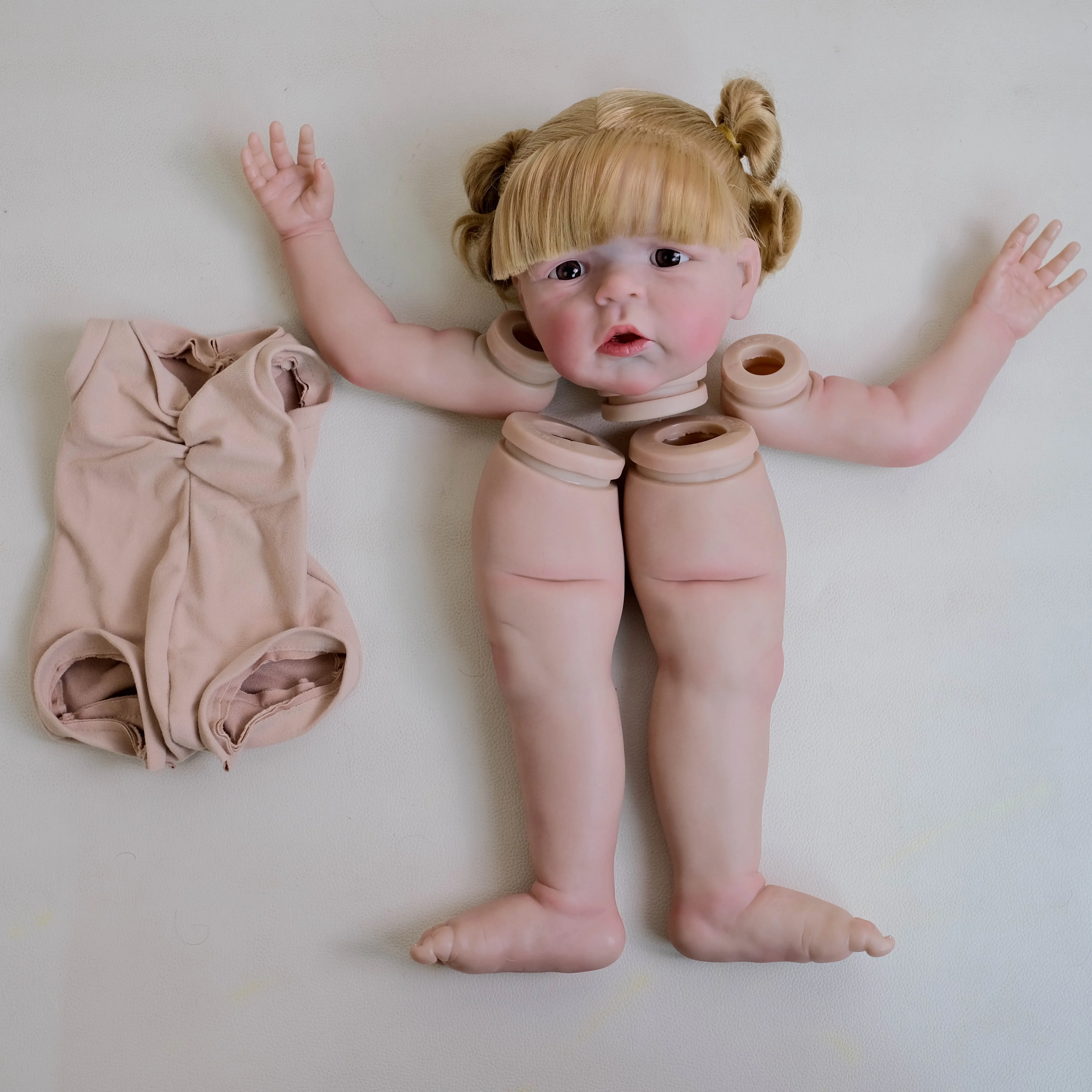 EGO 재고 정리 세일 24인치 SandieLifelike 미완성 다시 태어난 인형 키트 페인트 인형 키트 인형 부품