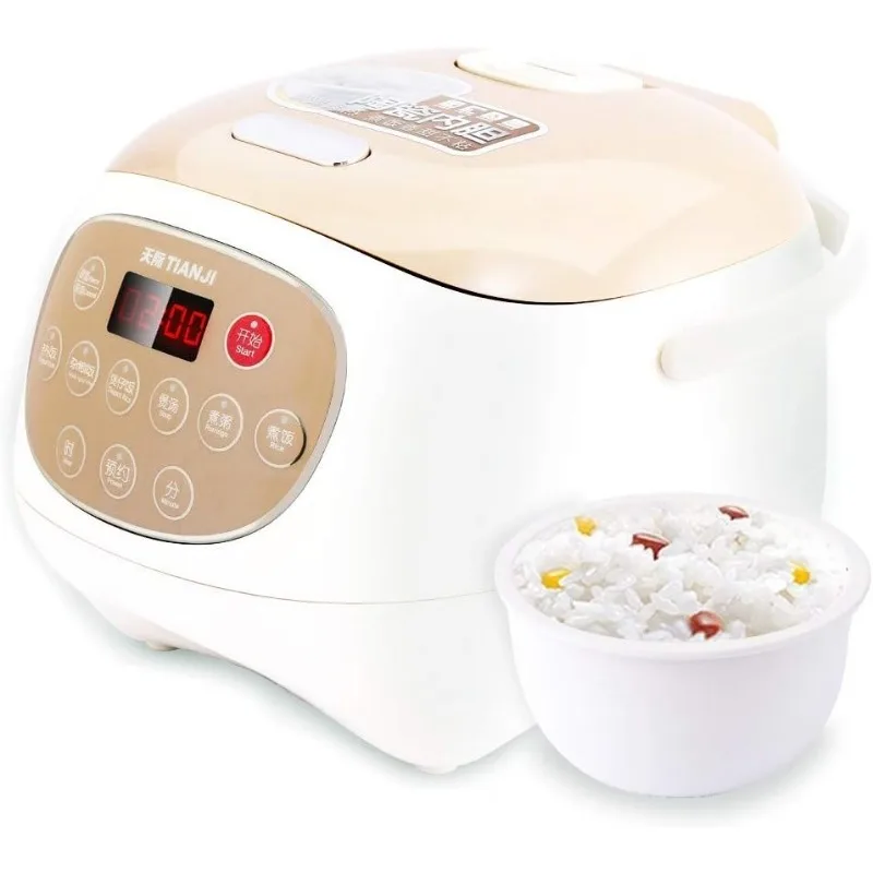 Electric Rice Cooker FD30D with Ceramic Inner Pot, 6-cup(uncooked) Makes Rice, Porridge, Soup,Brown Rice, Claypot rice